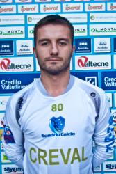 Con la maglia del Sondrio