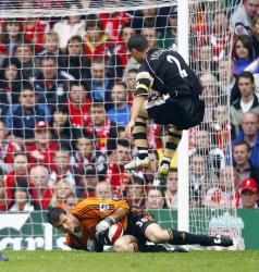Con la maglia del Liverpool