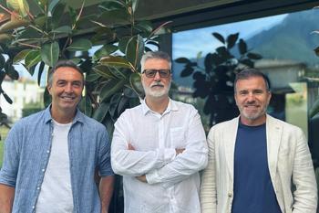 I vertici del club: Gianni Tarabini, Lucio Poncetta, Loris Barri