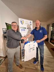 Il presidente Ernesto Maglia e il tecnico Danilo Battistini