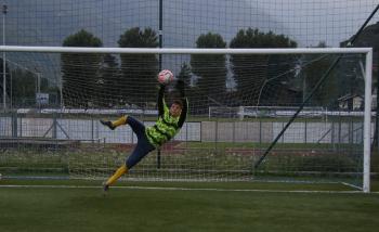 Francesco Innocenti quando ancora si divertiva tra i pali