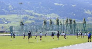 Un allenamento dell'Inter