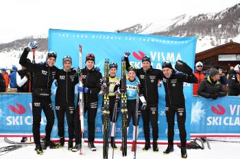 Lager 157 Ski Team premiazione - Credit photo: Newspower.it