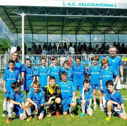 La squadra Pulcini del Valchiavenna