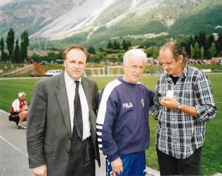 Giovanni Trapattoni con Maurizio Gandolfi (a sx)