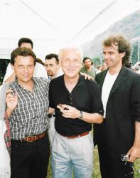 Giovanni Trapattoni e Oriano Mostacchi (a dx)
